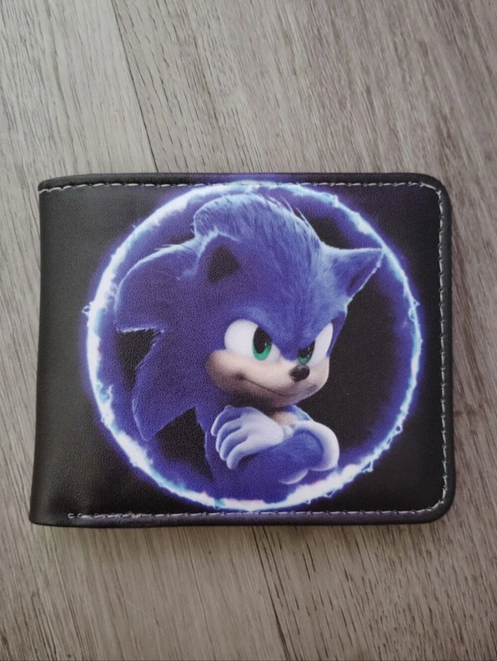 New sonic the hedgehog anime manga leather wallet